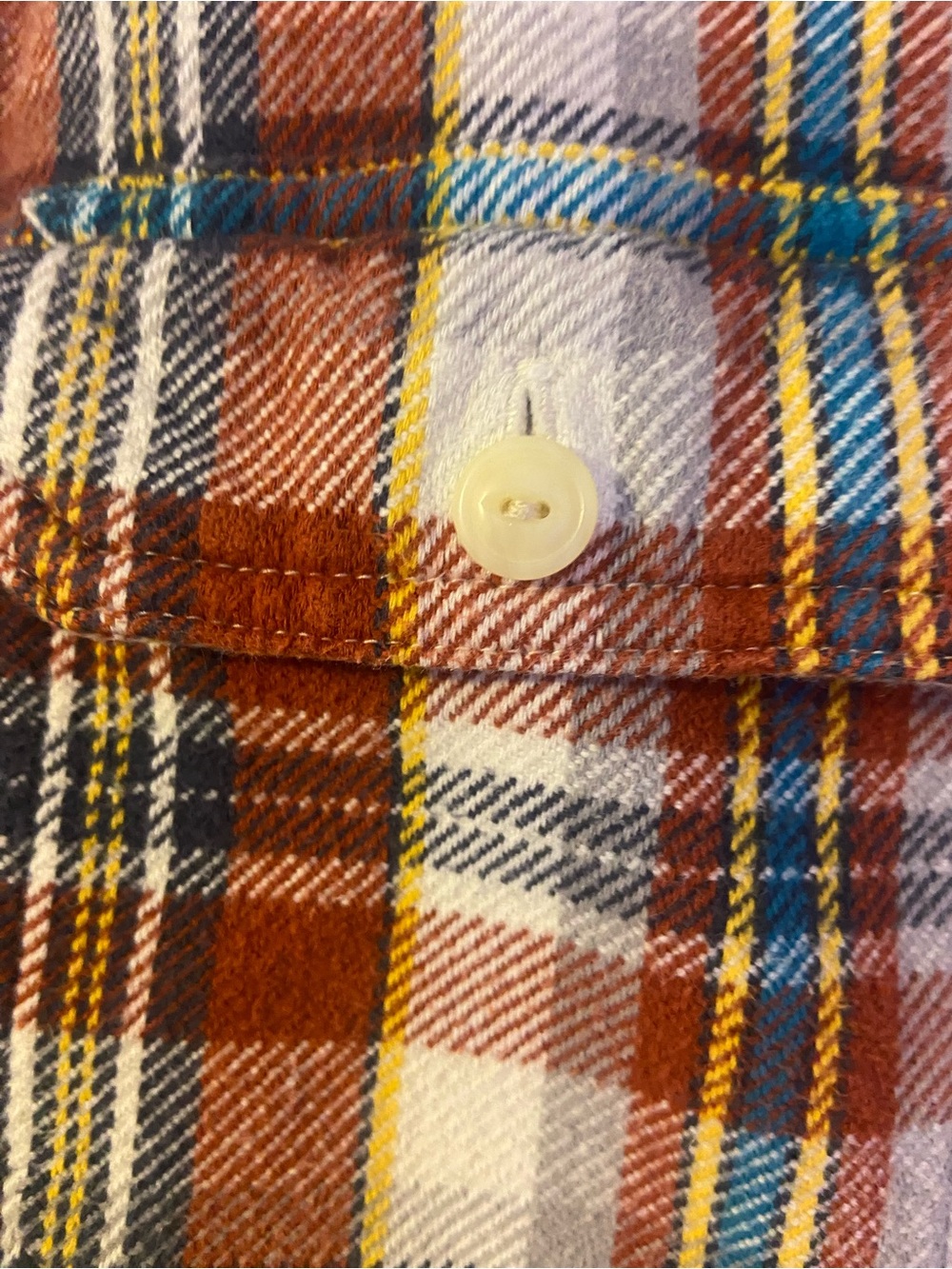 American Eagle Outfitters Red Multi Plaid Shirt Jacket - Picture 6 of 10